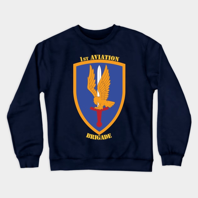 1st Aviation Brigade Crewneck Sweatshirt by MBK